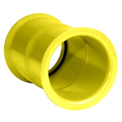 110-20cm Protectline trompetcoupling yellow