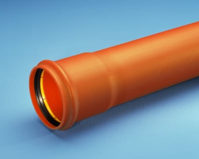 Smooth Cable Conduit 110mm PP Orange SN4 6M