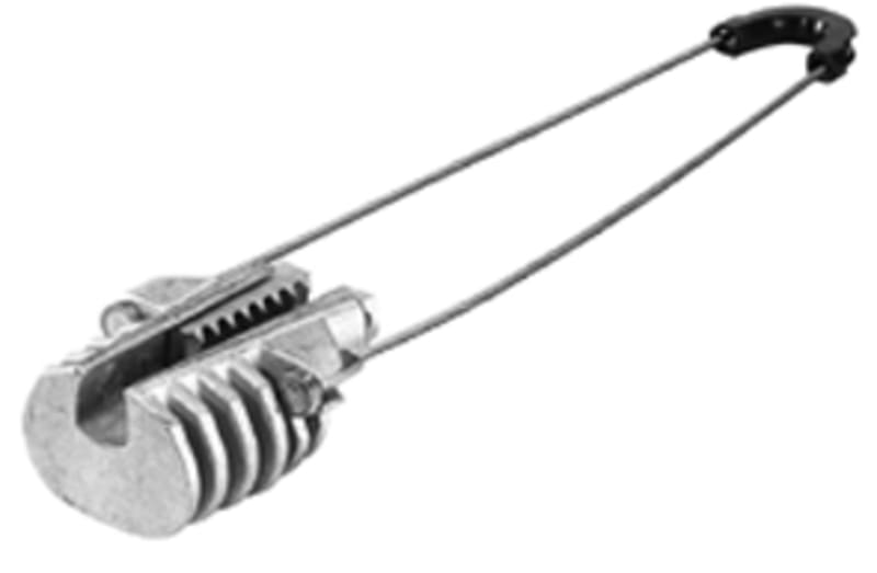 END BRACKET for cable with catenary wire, Ø6-10 mm, steel (AC10-260 BGB)