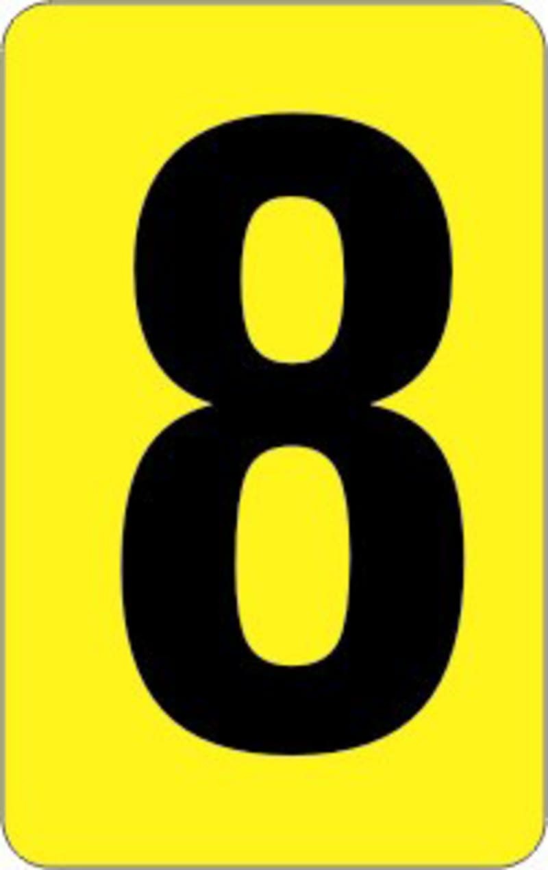 Foil characters S 17 X 27MM. (10407065)