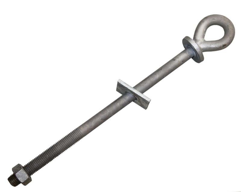 Melbye 2881104 Eye Bolt M20 x 350 mm Closed Eye Hot-Dip Galvanised