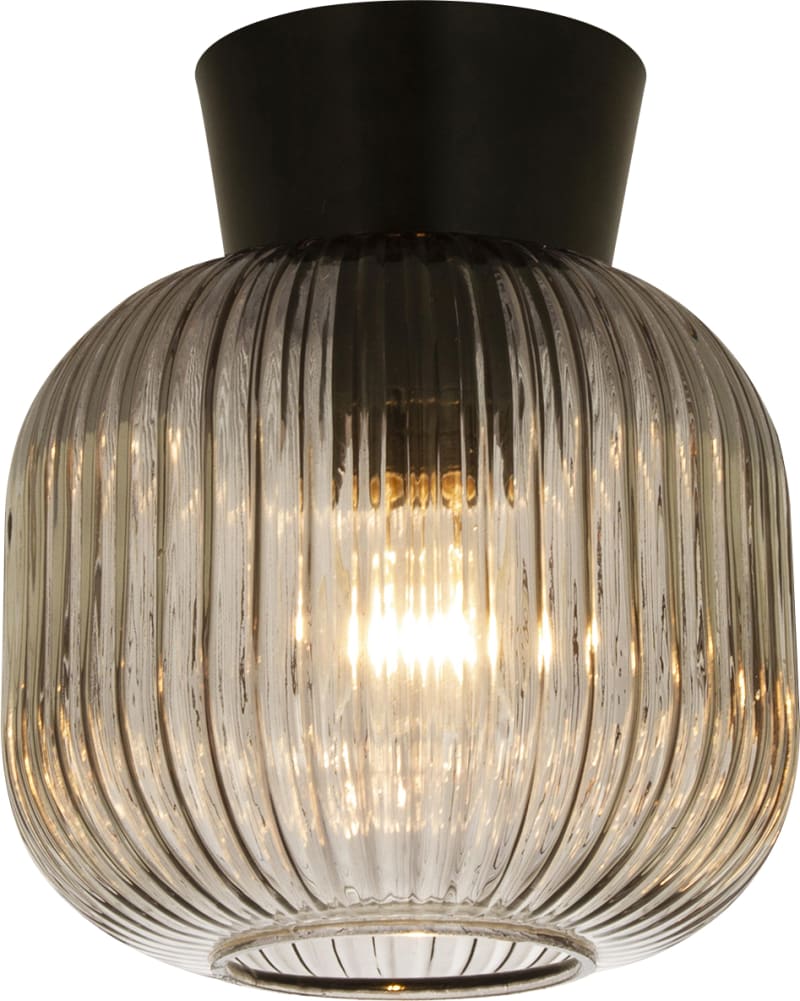 Vanja Plafond Black/Smoked (16912-15)
