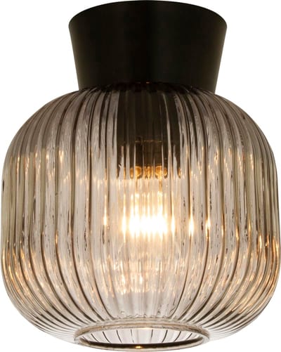 Vanja Plafond Black/Smoked