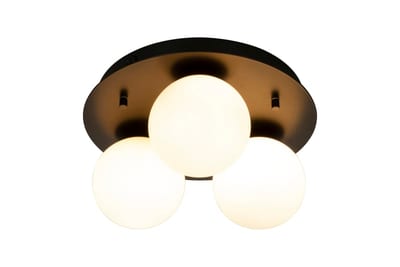 Nicosia Plafond 3-Light Black
