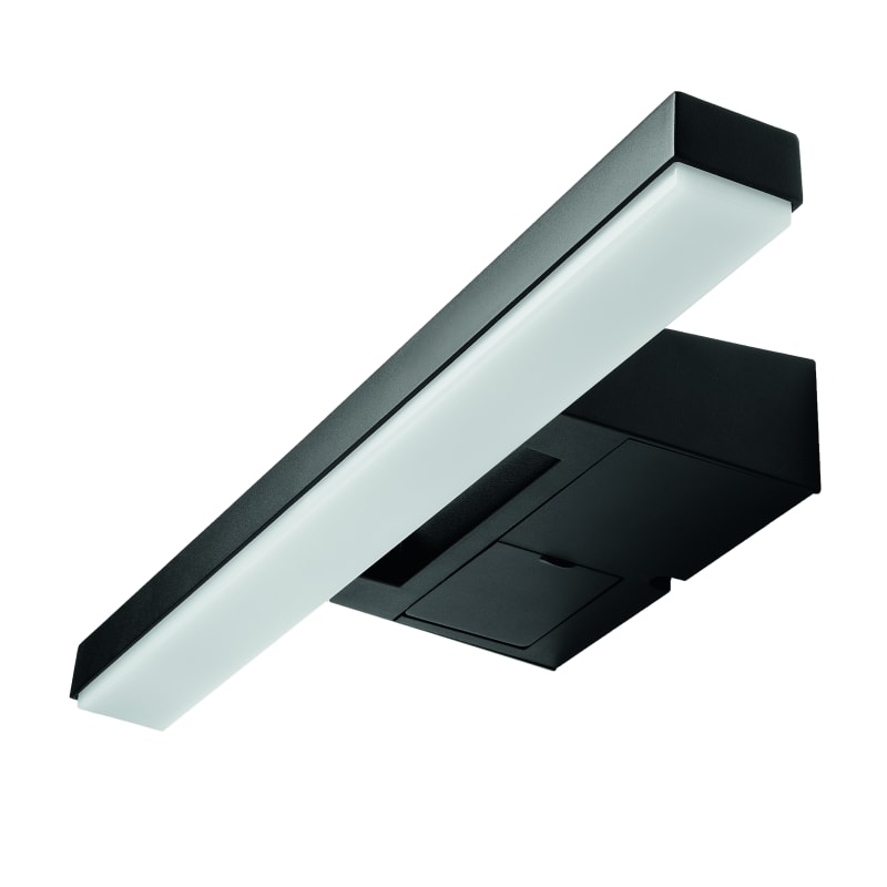 VIEW 460 Black 16W/930 IP44 with Socket (111436)