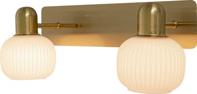 Messina WALL Luminaire 2-Arm MATT Brass