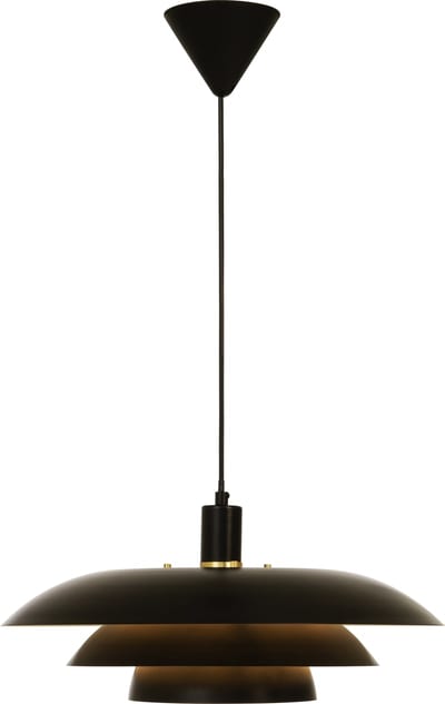 Epsilon Pendant Black 45cm