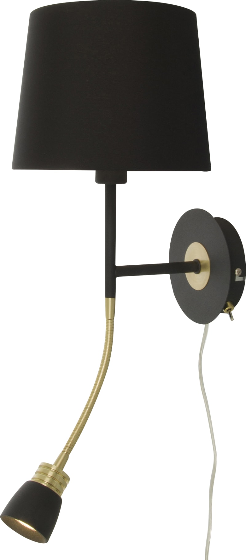 Eketorp WALL Black/Brass (10758-15-25)