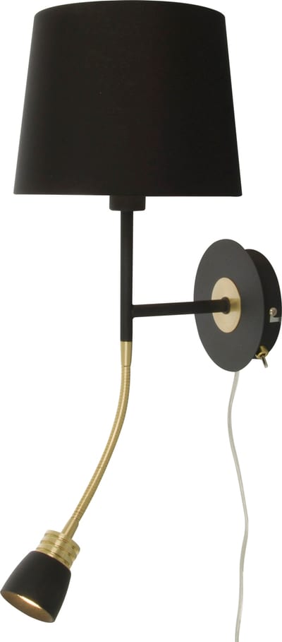 Eketorp WALL Black/Brass