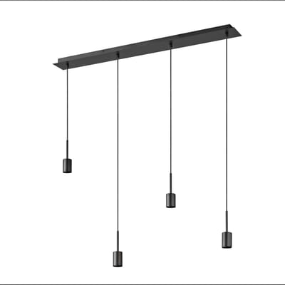 Decor Pendant Needle Linear 4XE27 GREY