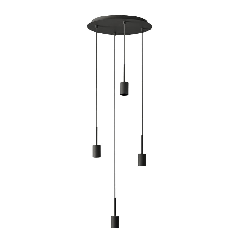 Decor Pendant Needle Plate 4XE27 GREY (4058075848481)