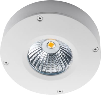SG Armaturen Callisto 4 W 2700 K IP65 surface-mounted LED downlight, white