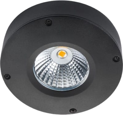 SG Armaturen Callisto Black Surface-Mounted Downlight 4W/827 IP65