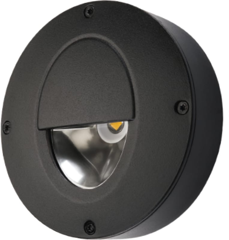 SG Armaturen Callisto Wall Black Surface-Mounted Luminaire 4W/827 IP65 (914017)