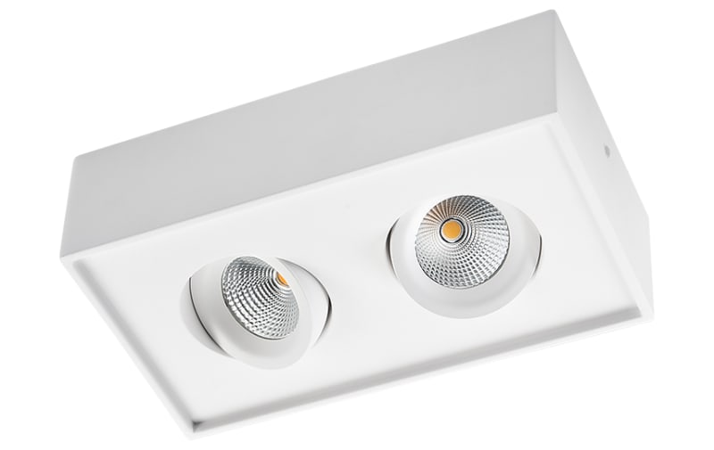 CUBE White 2X6W D2W (906231)