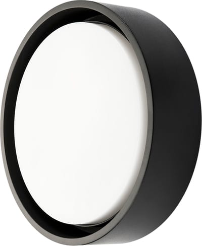 Frame Round MAXI Black 19W/830 Emergency Lighting