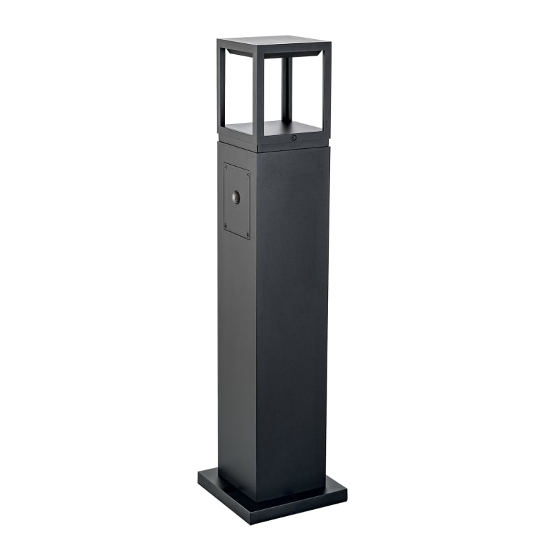 Fagernes Bollard Black 8W/827 PIR Sensor (630067)