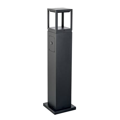 Fagernes Bollard Black 8W/827 PIR Sensor