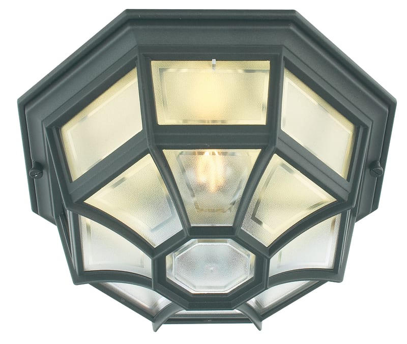 Norlys 105B Latina 105 Octagonal Ceiling Luminaire 60 W Ø29 cm Black