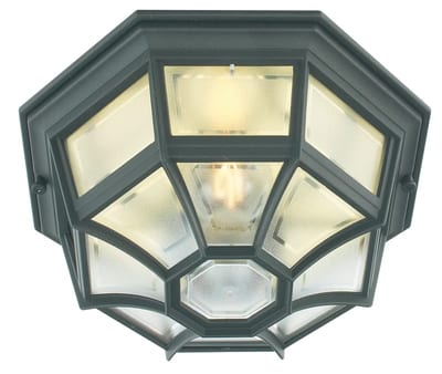 Norlys 105B Latina 105 Octagonal Ceiling Luminaire 60 W Ø29 cm Black
