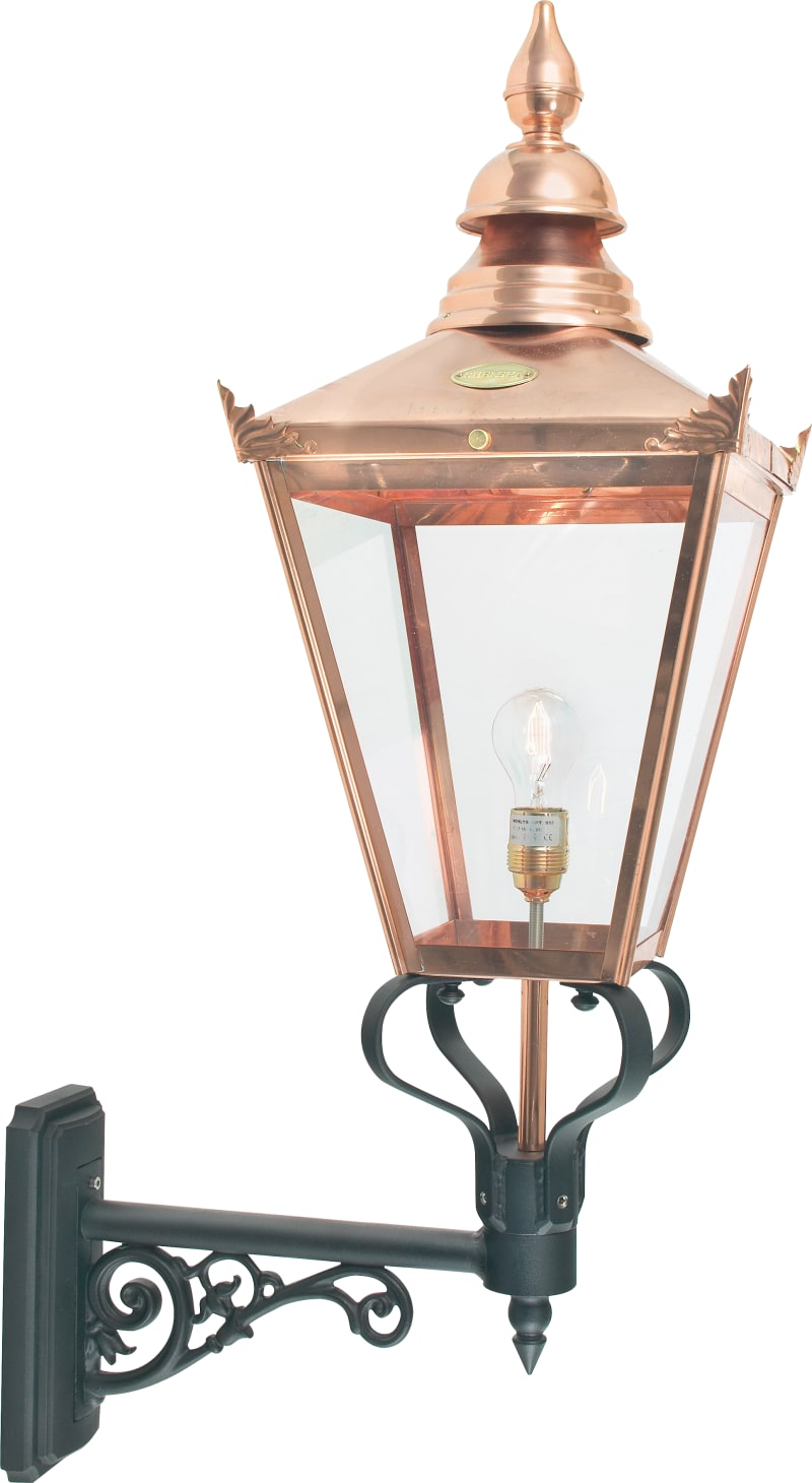 Norlys Chelsea 955 Exterior Wall Lantern 100 W E27 Polished Copper 955CO