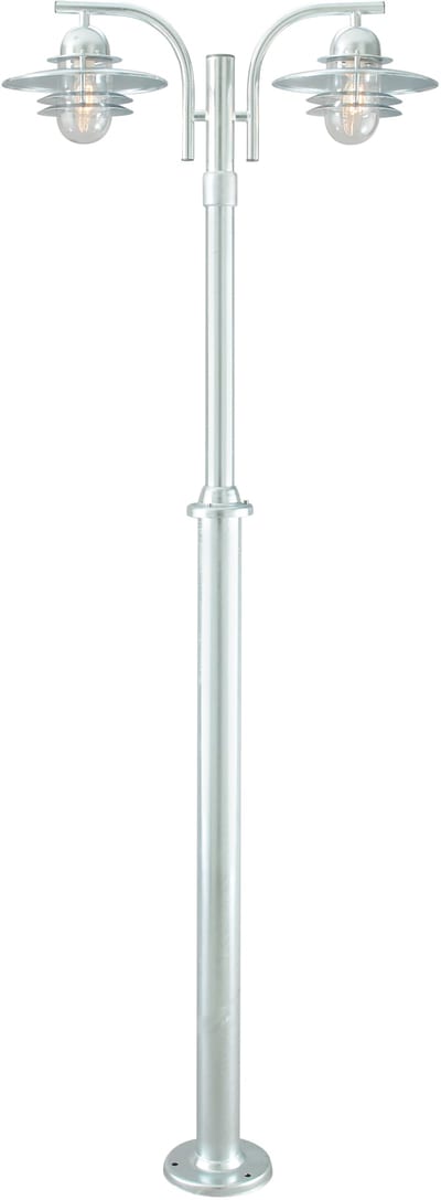 OSLO 242 Galvanised E27 2X57W