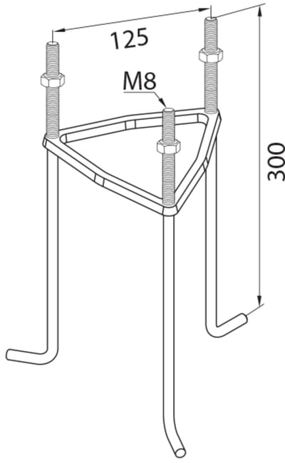 Mounting bracket / concrete anchor
