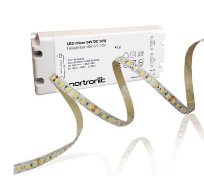 Ledstrip KIT 24V 827 8W 3M IP20