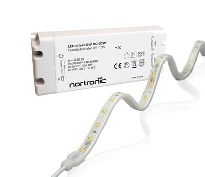Ledstrip KIT 24V 830 8W 5M IP65