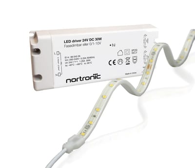 Ledstrip KIT 24V 827 8W 3M IP65