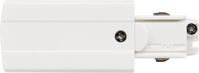 SG Armaturen Shopline 3T End Connector, Left-Hand, White