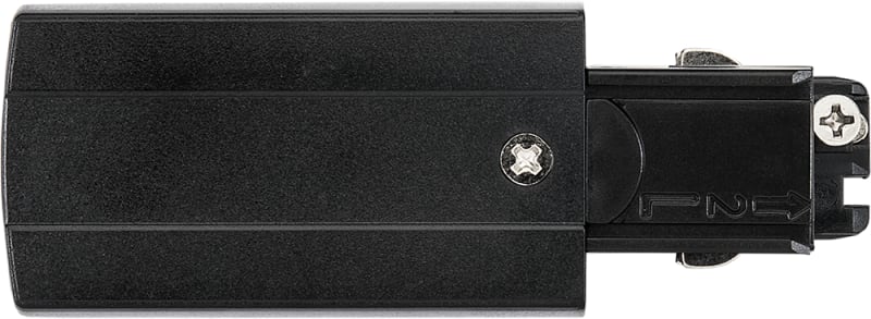 SG Armaturen Shopline 3T End Connector, Left-Hand, Black (314431)