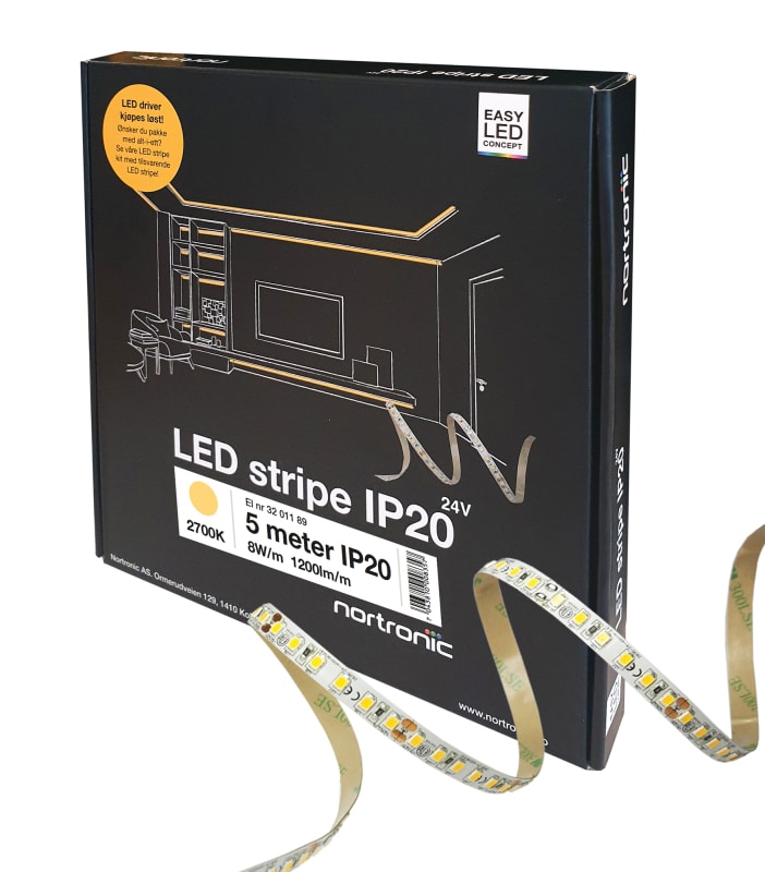 LEDstrip ELC 827 24V 8W 1200LM 5M (3201189)