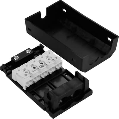 5-pole JUNCTION BOX BLACK 5X2,5MM2