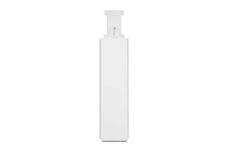 SG Armaturen ZIP 230V Slim End Connector, White (30401)