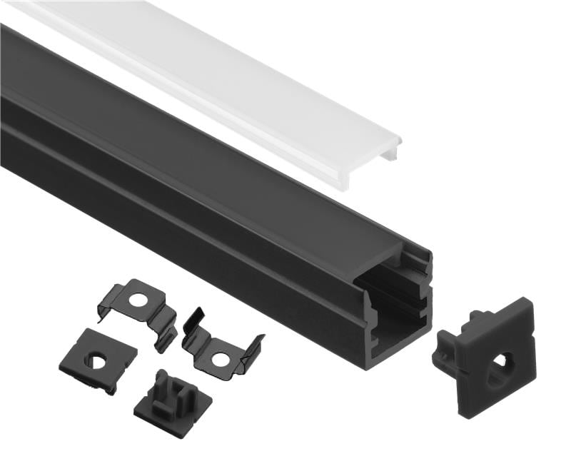 ALUMINIUM Profilpakke ELC mini black 2M (3203095)