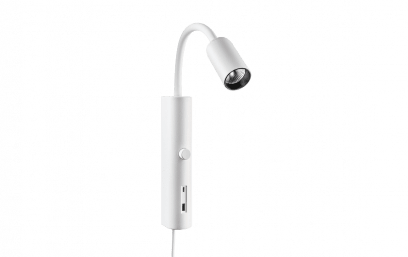 TUBE WALL White USB 8W/930 DIM (320801)