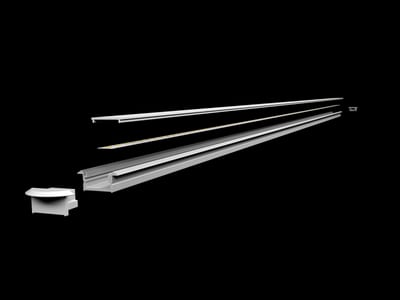 Scanstrip ALUMINIUM Profile Recessed White