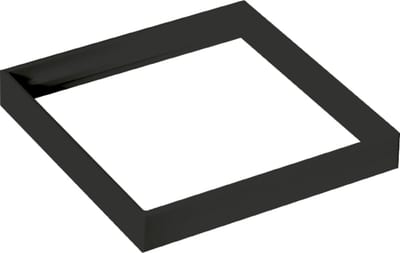 SOFT Square Spacer Black