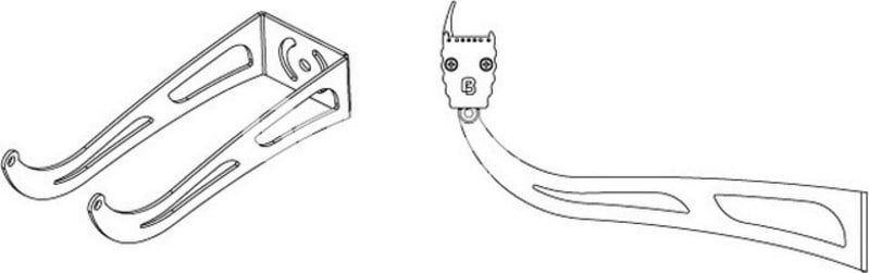 Bergamo AND PINO Wall bracket LONG (62399489)