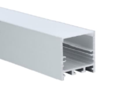 Unilamp HiStrip Surface Aluminium LED Strip Profile 2 m, 25x25 mm, Opal