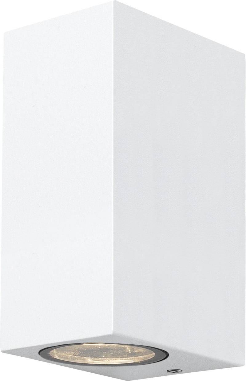 Nortronic Sund Duo 2xGU10 Wall Luminaire, White IP44 (3208205)