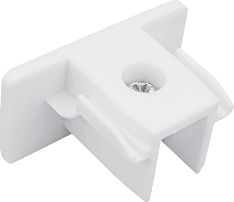 Trackline Connect END CAP White (71324-70)