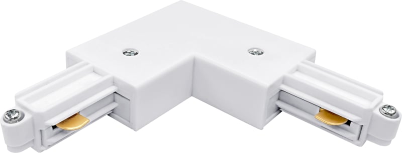 Aneta Lighting Trackline Connect L-Connector, Left-Hand, White (71327-70)