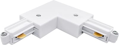 Aneta Lighting Trackline Connect L-Connector, Left-Hand, White
