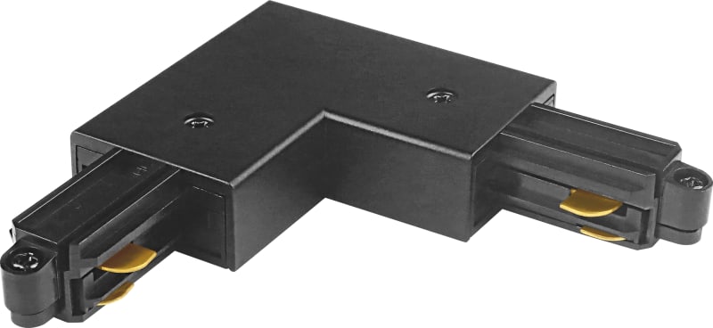 Aneta Trackline Connect Right L-Connector, Black (71328-15)