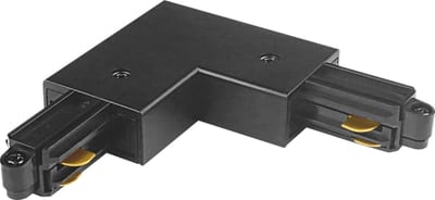 Aneta Trackline Connect Right L-Connector, Black