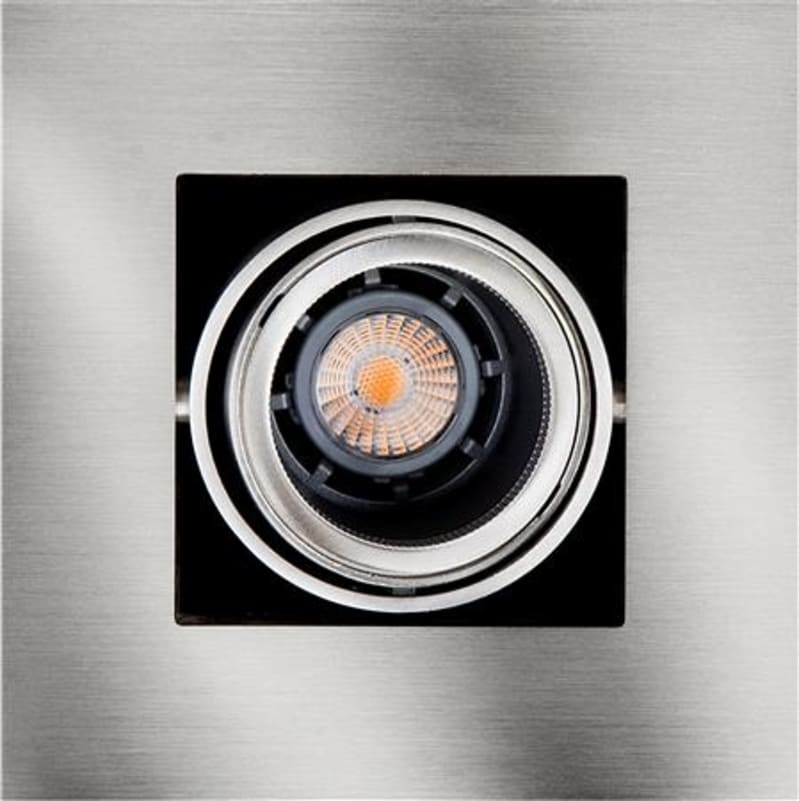 Quadrat Brushed Steel 6,5W (997594)