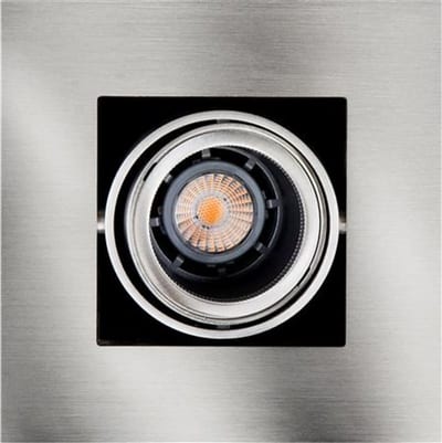 Quadrat Brushed Steel 6,5W