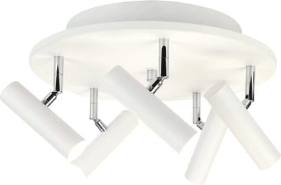Artic Ceilingspot Round 5-Light White